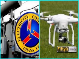 ecg ghana drone