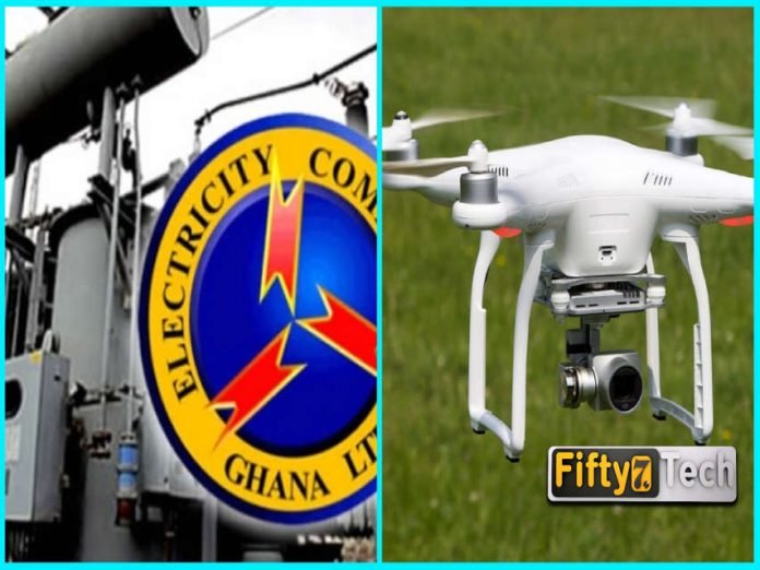 ecg ghana drone