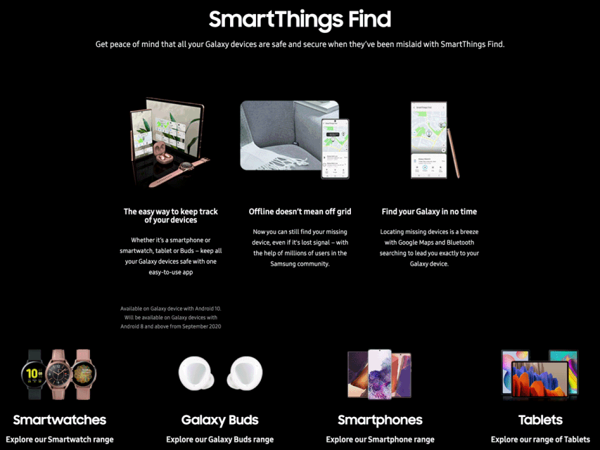 how to find my samsung tablet device
