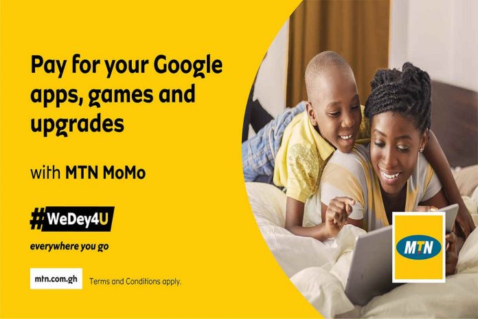 Mtn MoMo GooglePlay Payments