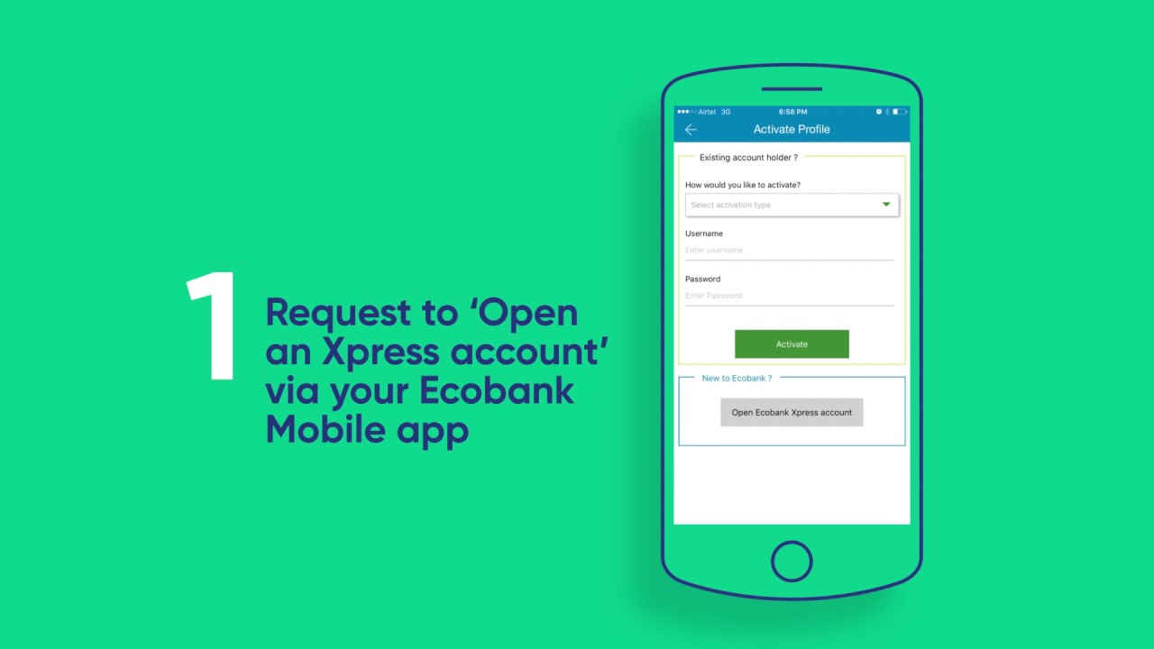 open ecobank xpress account