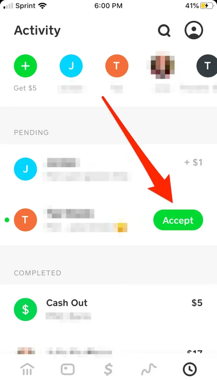 How to accept money on cash app