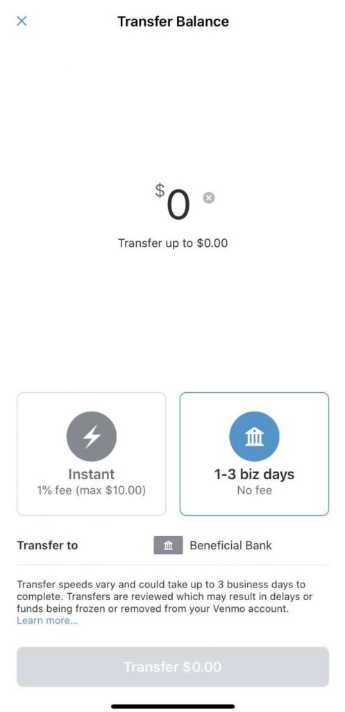How to Transfer money to Venmo?