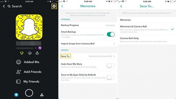 How To Save Snaps?