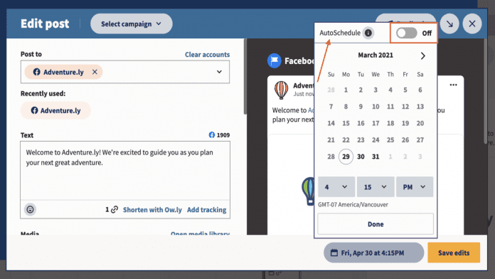 How To Edit Scheduled Posts On Facebook?