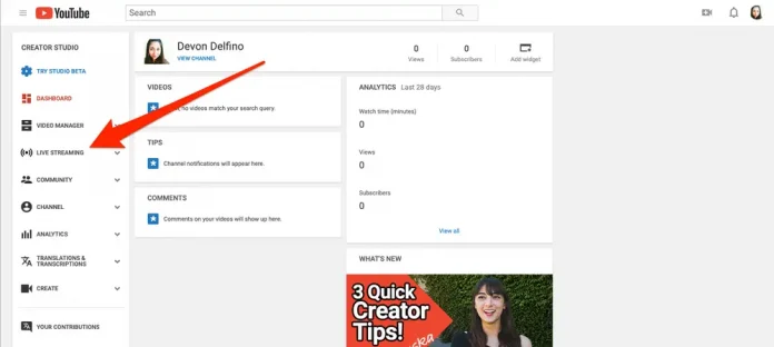 How To Go Live In YouTube.