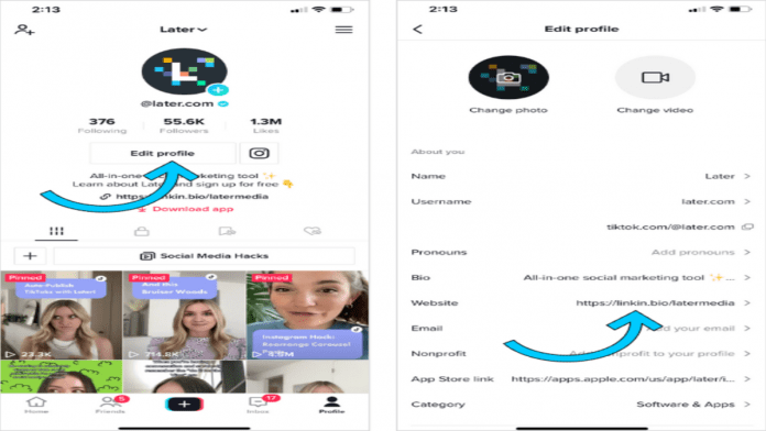 How To Put Links In Tiktok Bio.