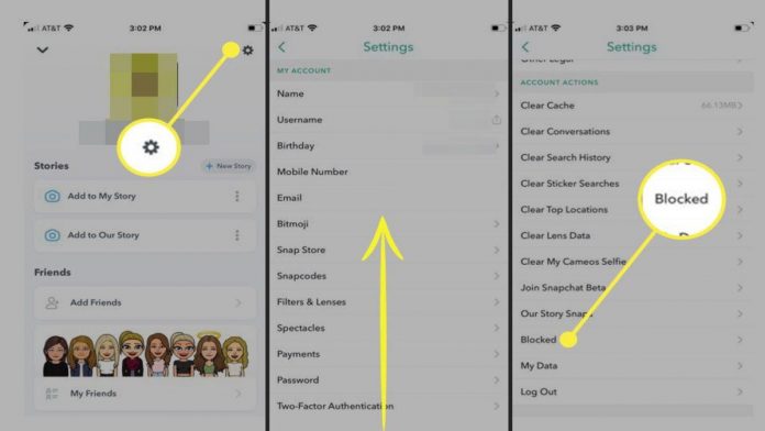 What happens when you block someone on Snapchat?