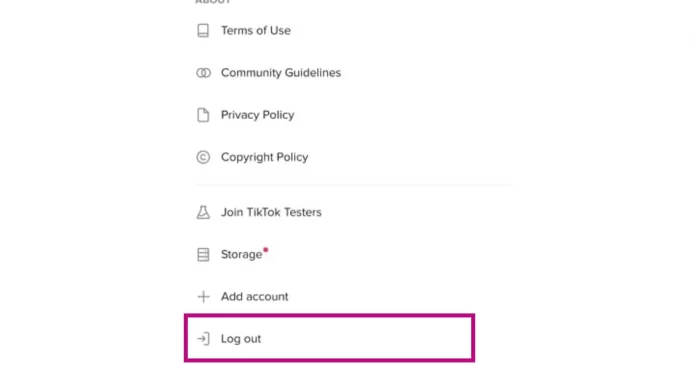 How To Sign Out Of Tiktok.