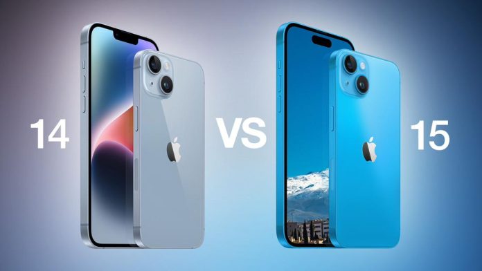 iPhone 15 and the iPhone 14