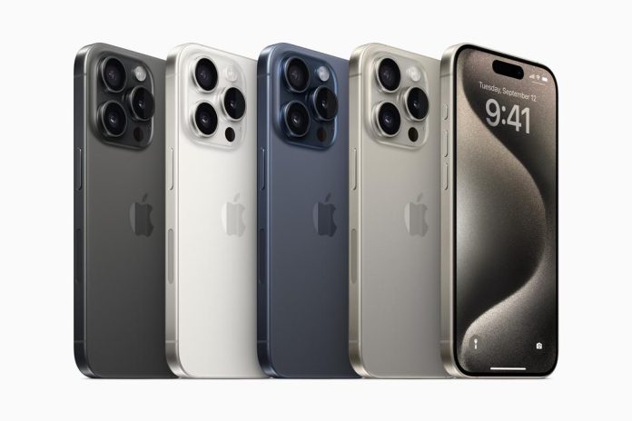 iPhone 15 pro and 15 pro max specification.